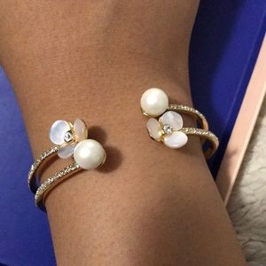 Kate Spade Disco Pansy Double Cuff